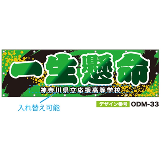 【別注】名入れ応援幕（横型） ODM-0033【受注生産】