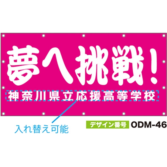【別注】名入れ応援幕（四角型） ODM-0046【受注生産】