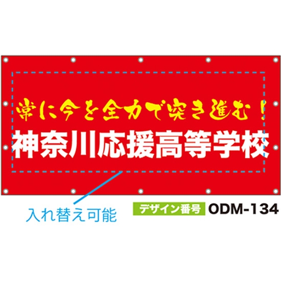 【別注】名入れ応援幕（四角型） ODM-0134【受注生産】