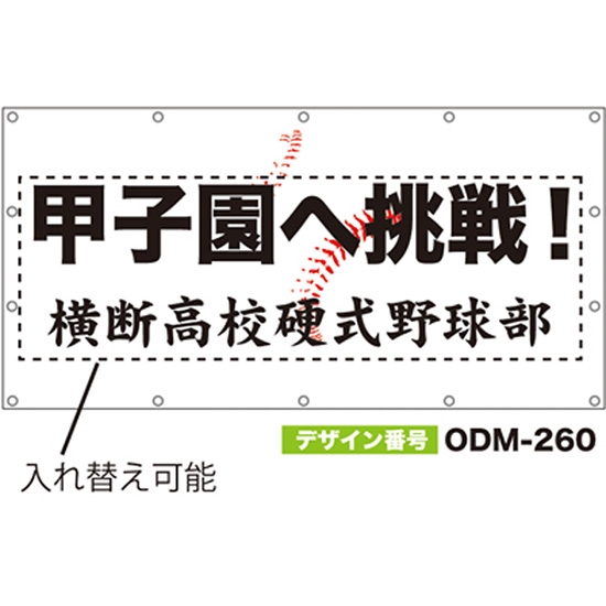【別注】名入れ応援幕（四角型） ODM-0260【受注生産】