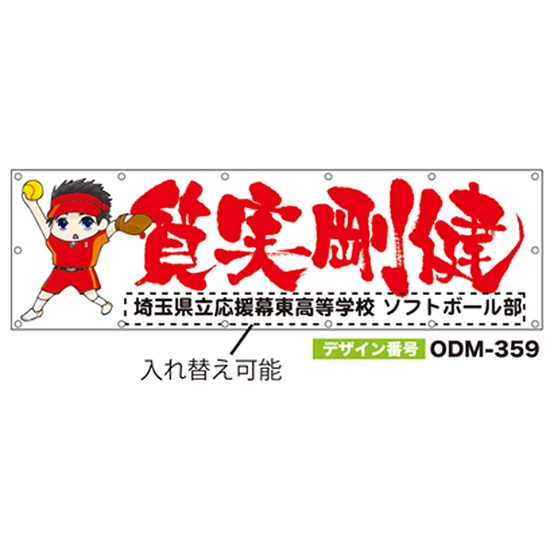 【別注】名入れ応援幕（横型） ODM-0359【受注生産】