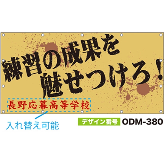 【別注】名入れ応援幕（四角型） ODM-0380【受注生産】