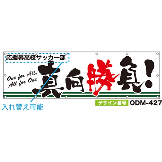【別注】名入れ応援幕（横型） ODM-0427【受注生産】
