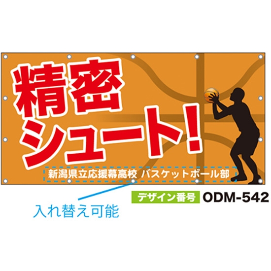 【別注】名入れ応援幕（四角型） ODM-0542【受注生産】