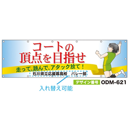 【別注】名入れ応援幕（横型） ODM-0621【受注生産】