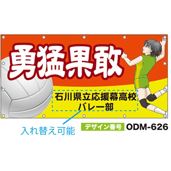 【別注】名入れ応援幕（四角型） ODM-0626【受注生産】