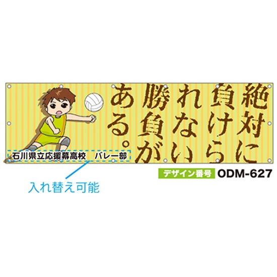 【別注】名入れ応援幕（横型） ODM-0627【受注生産】