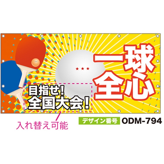 【別注】名入れ応援幕（四角型） ODM-0794【受注生産】