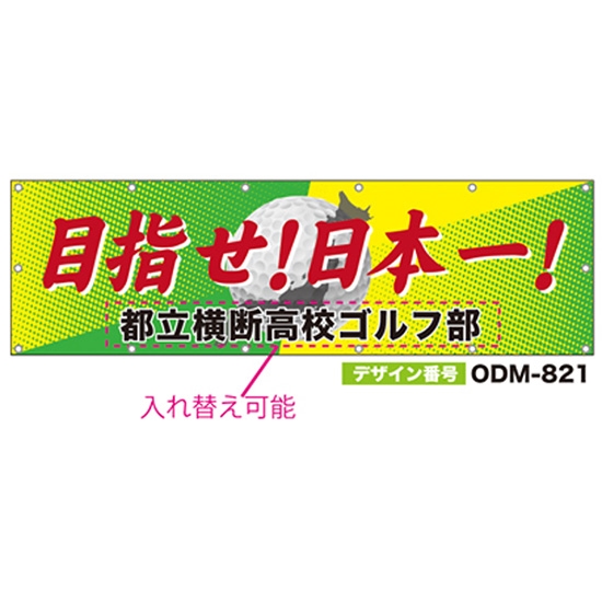 【別注】名入れ応援幕（横型） ODM-0821【受注生産】