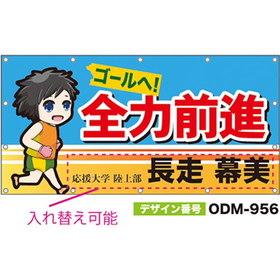 【別注】名入れ応援幕（四角型） ODM-0956【受注生産】