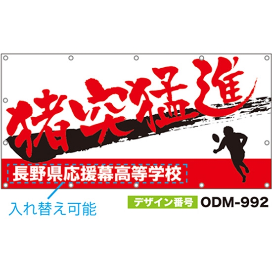 【別注】名入れ応援幕（四角型） ODM-0992【受注生産】