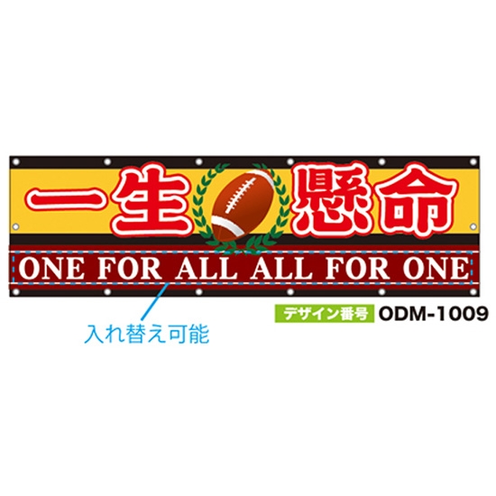 【別注】名入れ応援幕（横型） ODM-1009【受注生産】