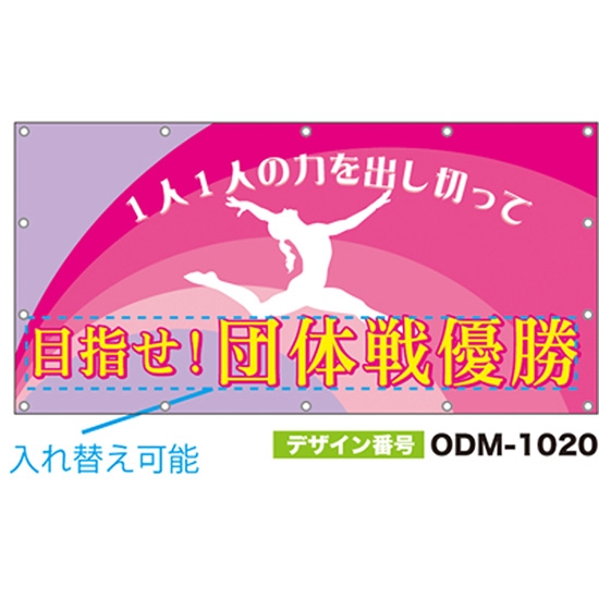 【別注】名入れ応援幕（四角型） ODM-1020【受注生産】