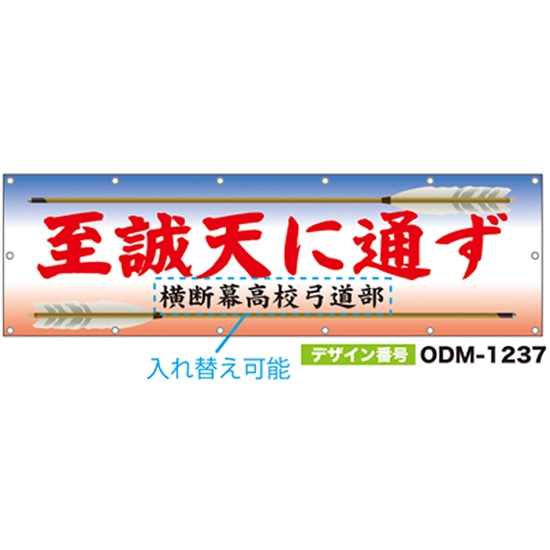 【別注】名入れ応援幕（横型） ODM-1237【受注生産】