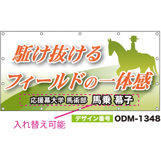 【別注】名入れ応援幕（四角型） ODM-1348【受注生産】