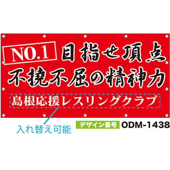 【別注】名入れ応援幕（四角型） ODM-1438【受注生産】