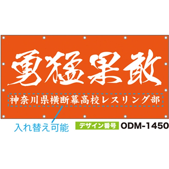 【別注】名入れ応援幕（四角型） ODM-1450【受注生産】