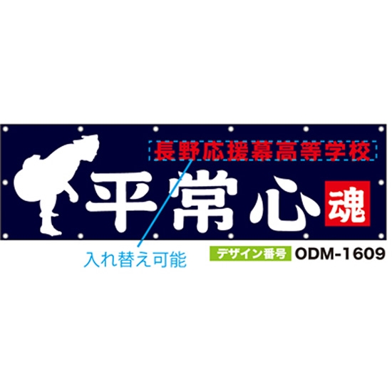 【別注】名入れ応援幕（横型） ODM-1609【受注生産】