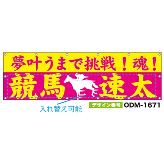 【別注】名入れ応援幕（横型） ODM-1671【受注生産】