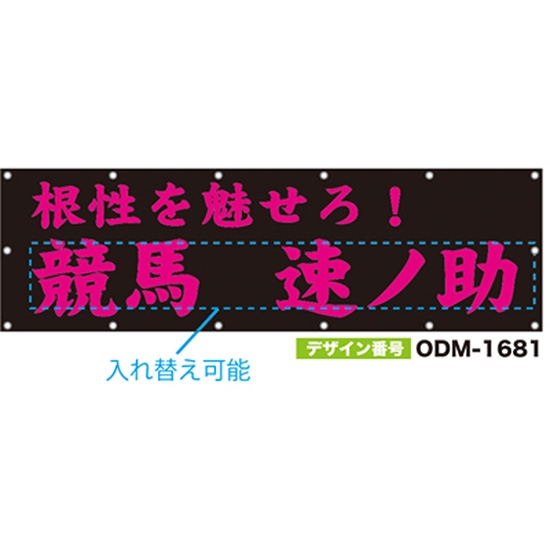 【別注】名入れ応援幕（横型） ODM-1681【受注生産】