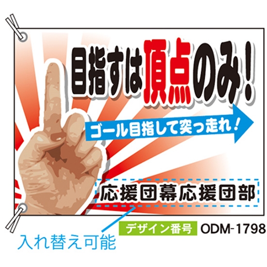 【別注】応援旗 ODM-1798【受注生産】