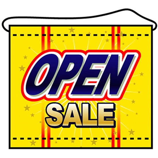 タペストリー OPEN SALE オープンセール (W600×H520mm) No.4343