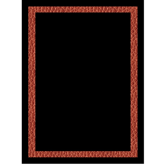 黒板 ブラックボード 片面 マジカルボード Lサイズ 皮オレンジ黒ベタ No.24594