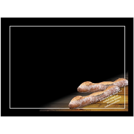黒板 ブラックボード 片面 マジカルボード Lサイズ横 長いパン No.25465