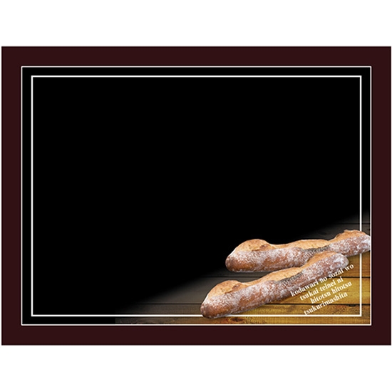 黒板 ブラックボード 片面 マジカルボード Mサイズ横 長いパン No.25466