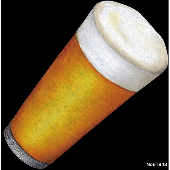 デコレーションシール (W285×H285mm) ビール No.61943