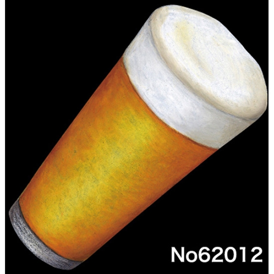 デコレーションシール (W100×H100mm) ビール No.62012