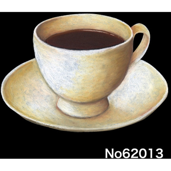 デコレーションシール (W100×H100mm) コーヒー No.62013