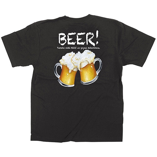 黒Tシャツ Sサイズ ビール No.64152