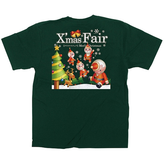 緑Tシャツ XLサイズ XmasFair No.64748