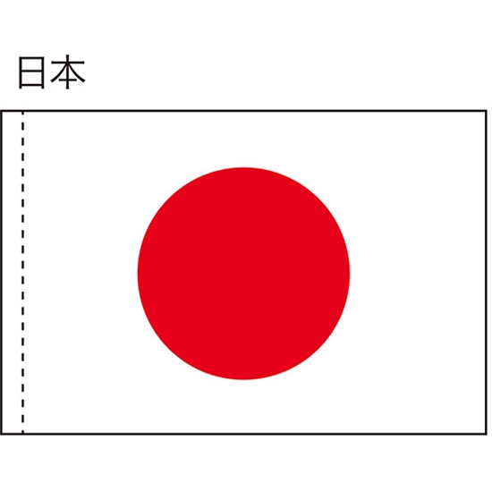 手旗 国旗 日本 No.19476