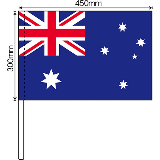 手旗 国旗 オーストラリア No.19481