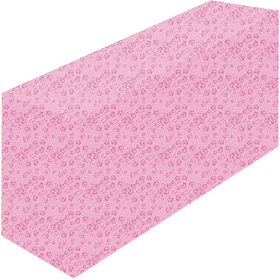 テーブルカバー 長机用 1800×700×450mm BOX縫製 ピンク 花柄 No.61487